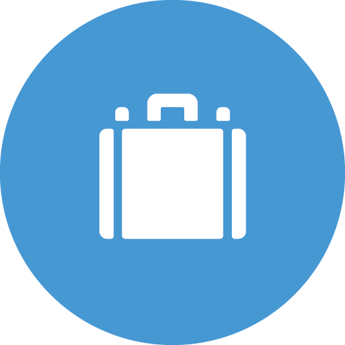suitcase logo